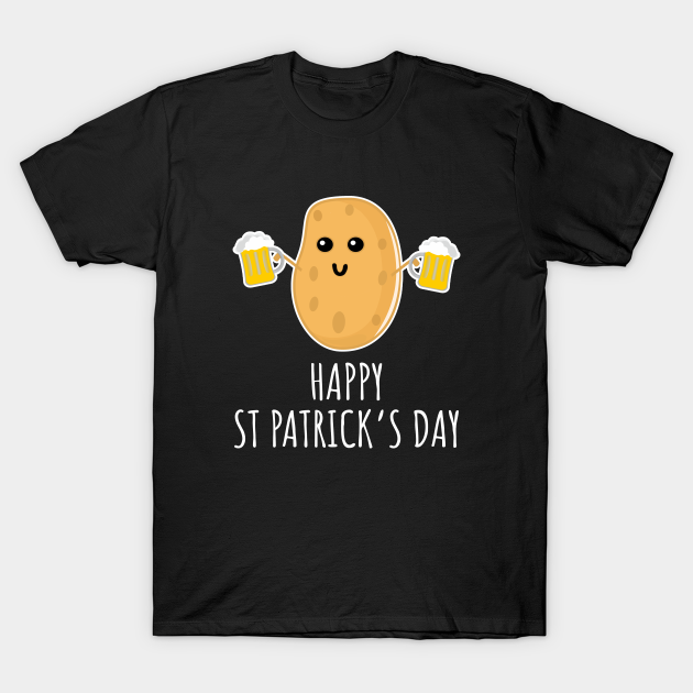 Happy St Patrick's Day - St Patricks Day - T-Shirt | TeePublic